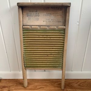 The Brass King Top Notch Antique Washboard